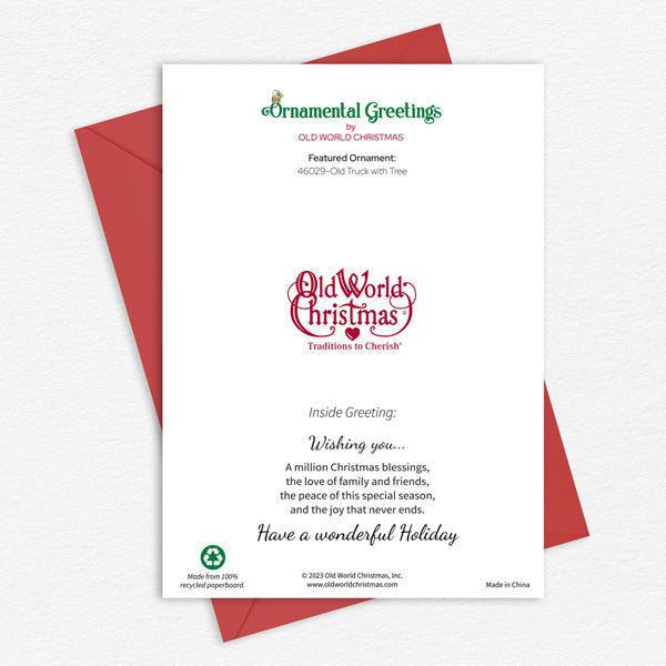 Christmas Truck Christmas Card - #themonogram manor #
