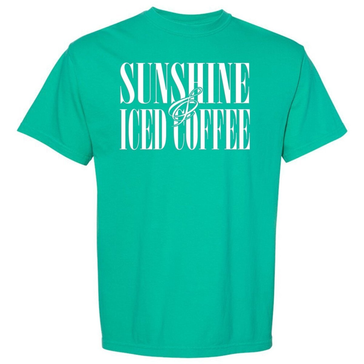PUFF 'Sunshine & Iced Coffee' T-Shirt - themonogram manor 