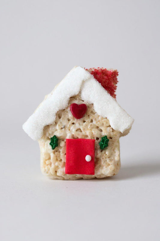 Gingerbread House Rice Crispie Treats - themonogram manor 