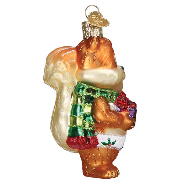 Silly Christmas Squirrel Ornament - #themonogram manor #