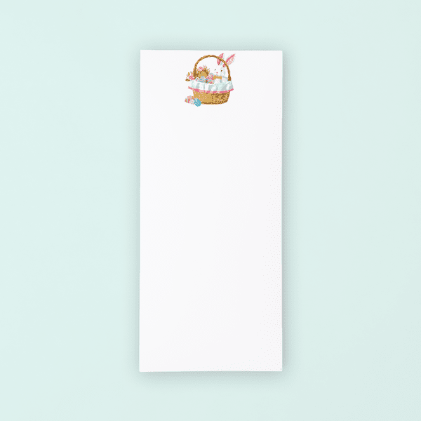 Easter Bunny Basket Lists Pad - themonogram manor 