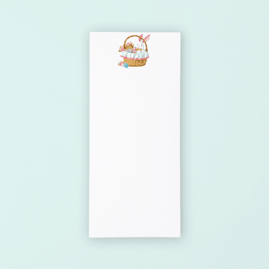 Easter Bunny Basket Lists Pad - themonogram manor 