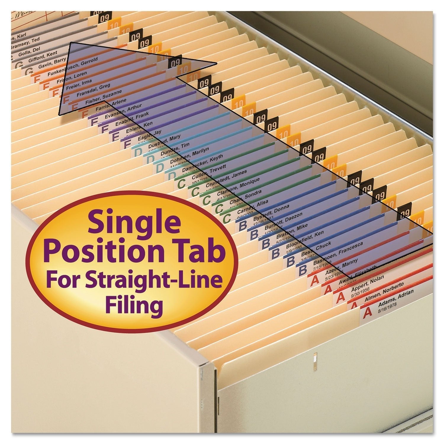 Smead Reinforced Tab Manila File Folders, Straight Tabs, Legal Size, 0.75" Expansion, 11 - pt Manila, 100/Box - themonogram manor 