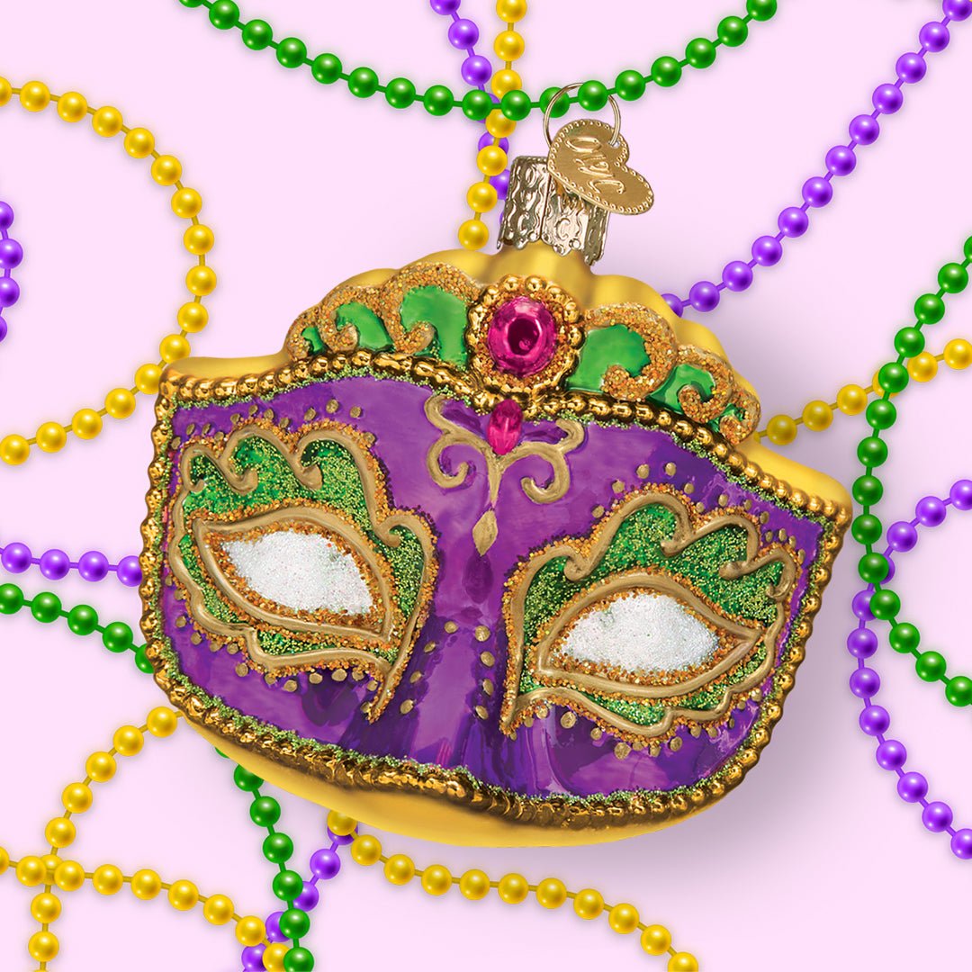 Mardi Gras Mask Ornament - themonogram manor 