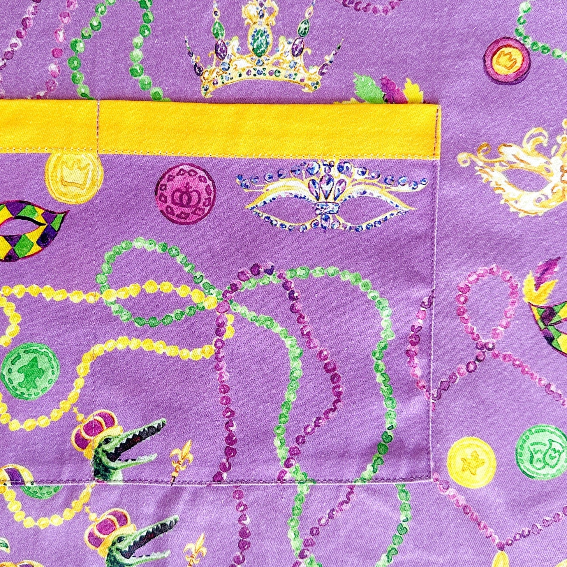 Mardi Gras Apron - themonogram manor 