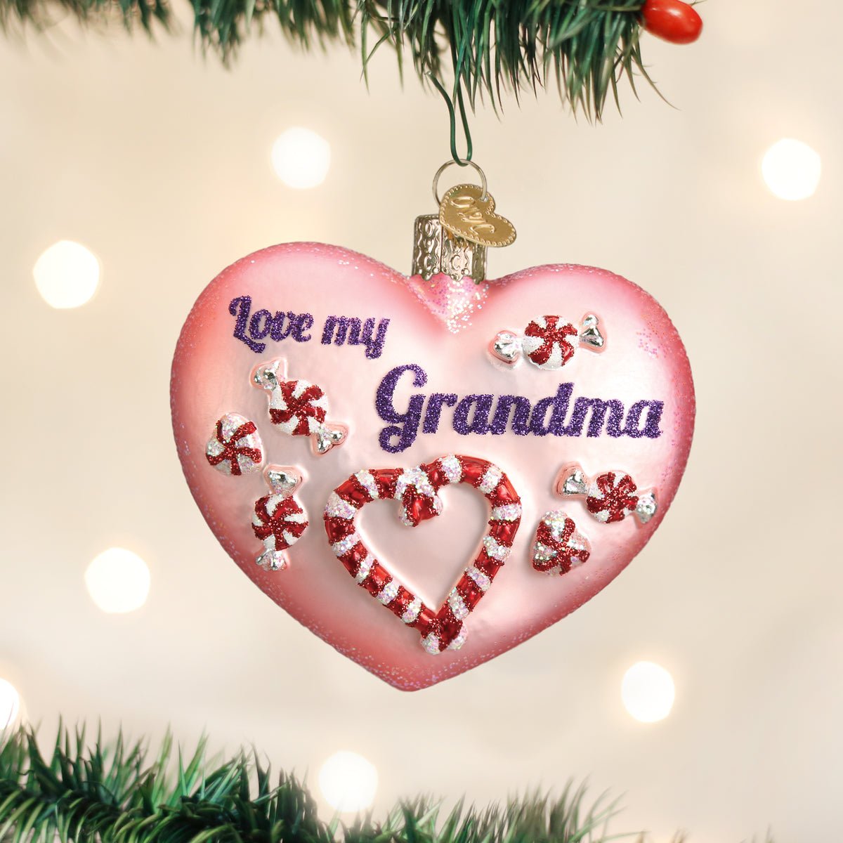 Grandma Heart Ornament - #themonogram manor #