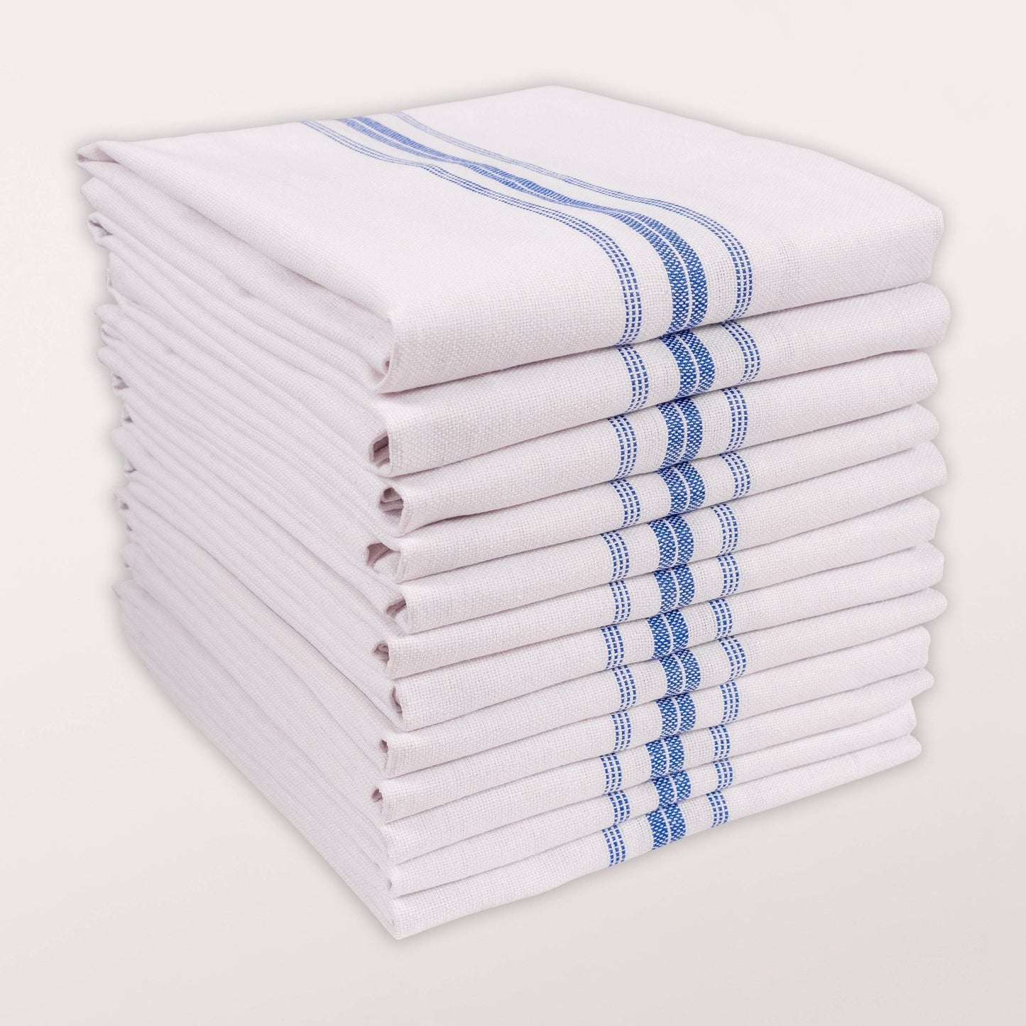 Farmhouse Stripe Kitchen Towels Set Of 12 - themonogram manor 