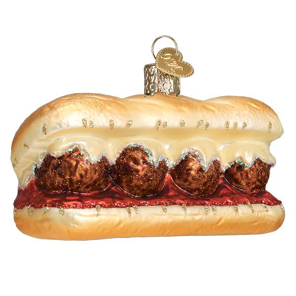 Meatball Sandwich Ornament - themonogram manor 