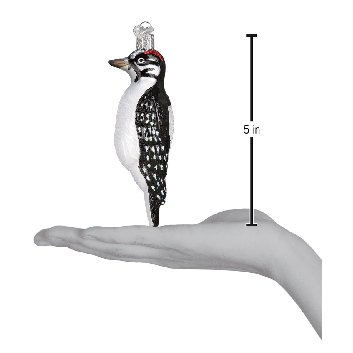 Hanging Hairy Woodpecker - #themonogram manor #