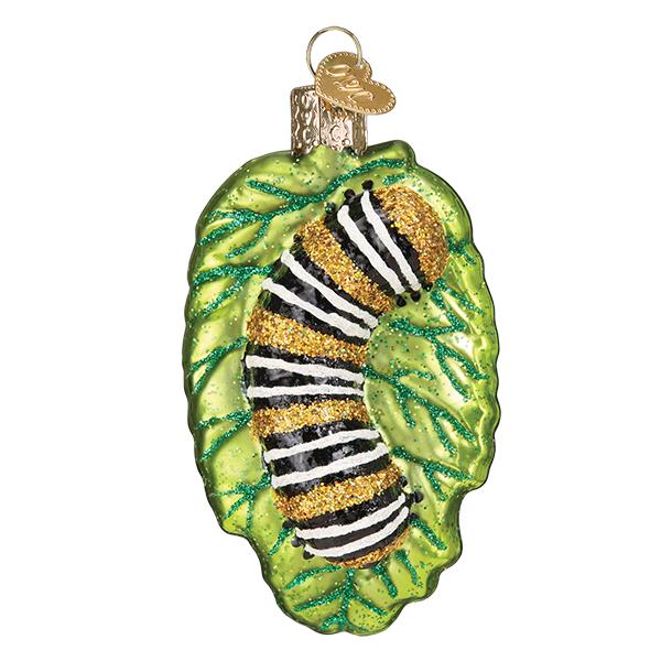 Fuzzy Caterpillar Ornament - themonogram manor 