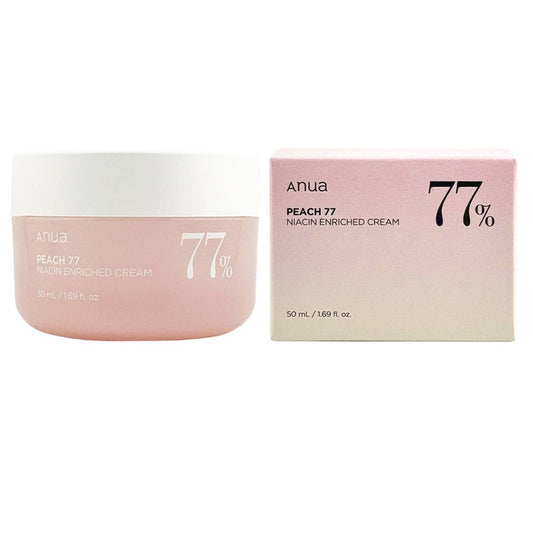 Anua Peach 77 Niacin Enriched Cream 50Ml / 1.69Oz, Anua Peach Cream, Korean Skin - themonogram manor 