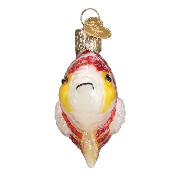 Peppermint Angelfish Ornament - themonogram manor 