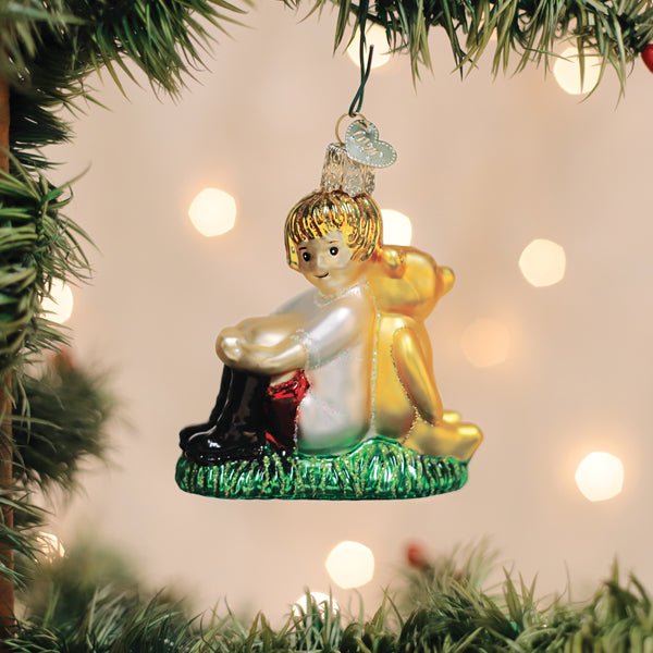 Winnie And Christopher Robin Ornament - themonogram manor 