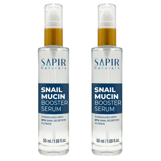 ail Mucin Serum Repair Booster Serum 50Ml - Formulated with 97% ail Secretion Filtrate - Facial Skin Care Products Face Serum for Women with Hyaluronic Acid - anti Aging Serum - (2 Pack) - themonogram manor 