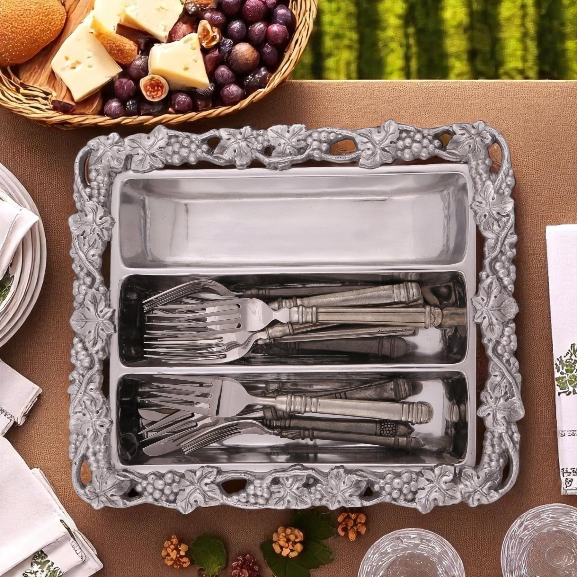 Grape Flatware Caddy - themonogram manor 
