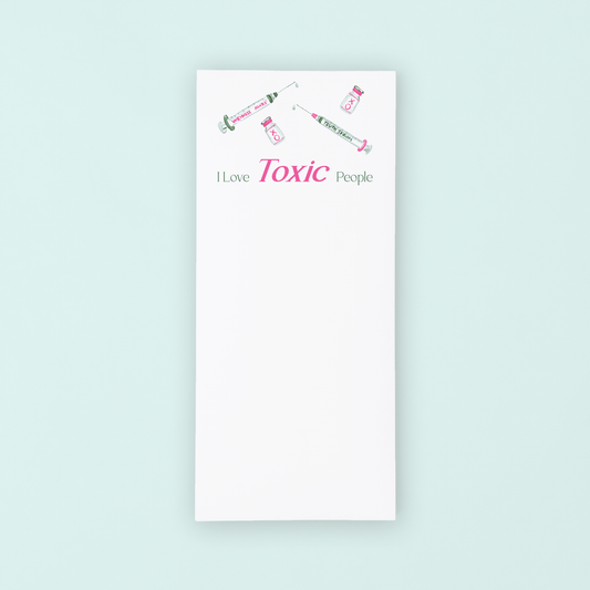 Botox Needles List Pad - themonogram manor 