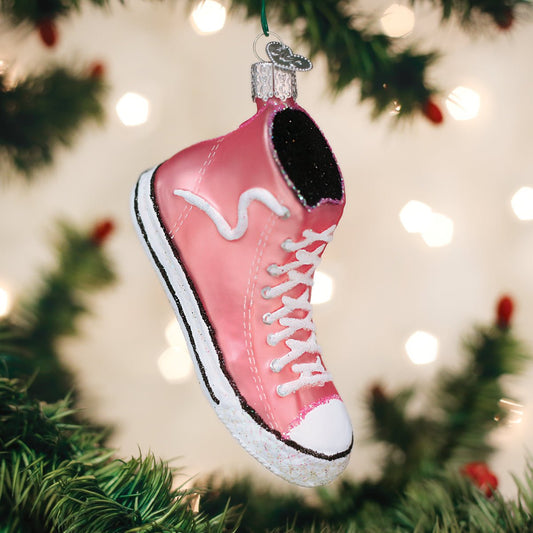Pink High - top Sneaker - themonogram manor 