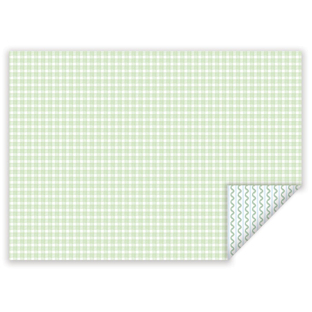 watercolor fruit greenery wrapping paper - themonogram manor 