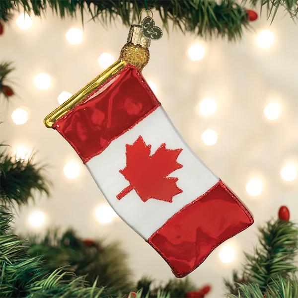 Canadian Flag Ornament - #themonogram manor #