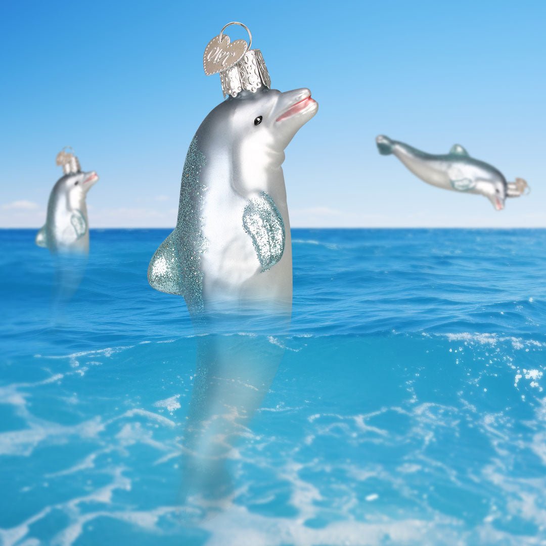 Playful Dolphin Ornament - themonogram manor 