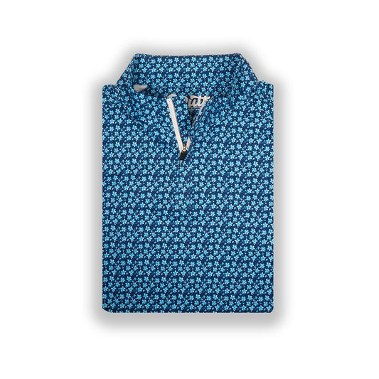 Floral Club Men's Q - Zip - themonogram manor 