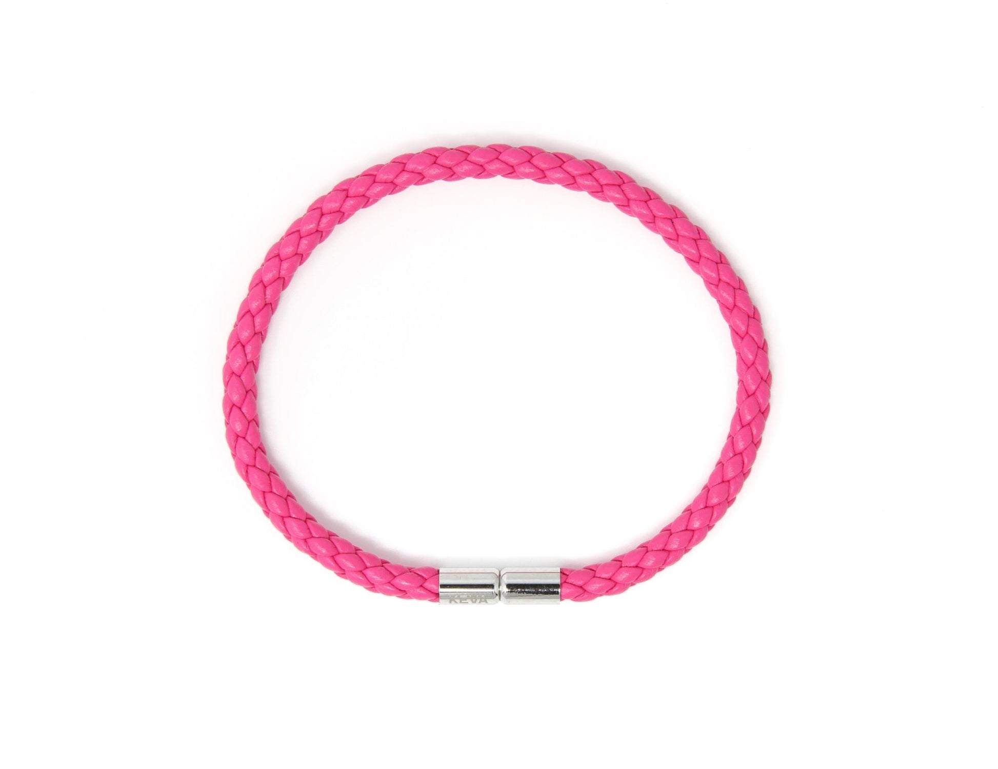 Hot Pink Braided Bracelet - themonogram manor 