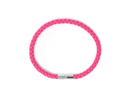 Hot Pink Braided Bracelet - themonogram manor 