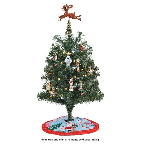Mini Rudolph Tree Topper & Skirt - themonogram manor 