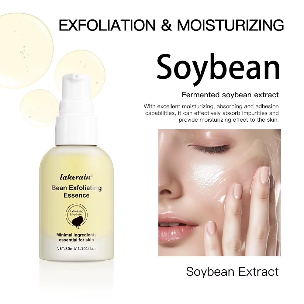 Mixsoon Bean Essence Vegan Snail Facial Exfoliating Essence Facial Moisturizing Reduce Dead Skin Korea Care Products 50Ml - themonogram manor 