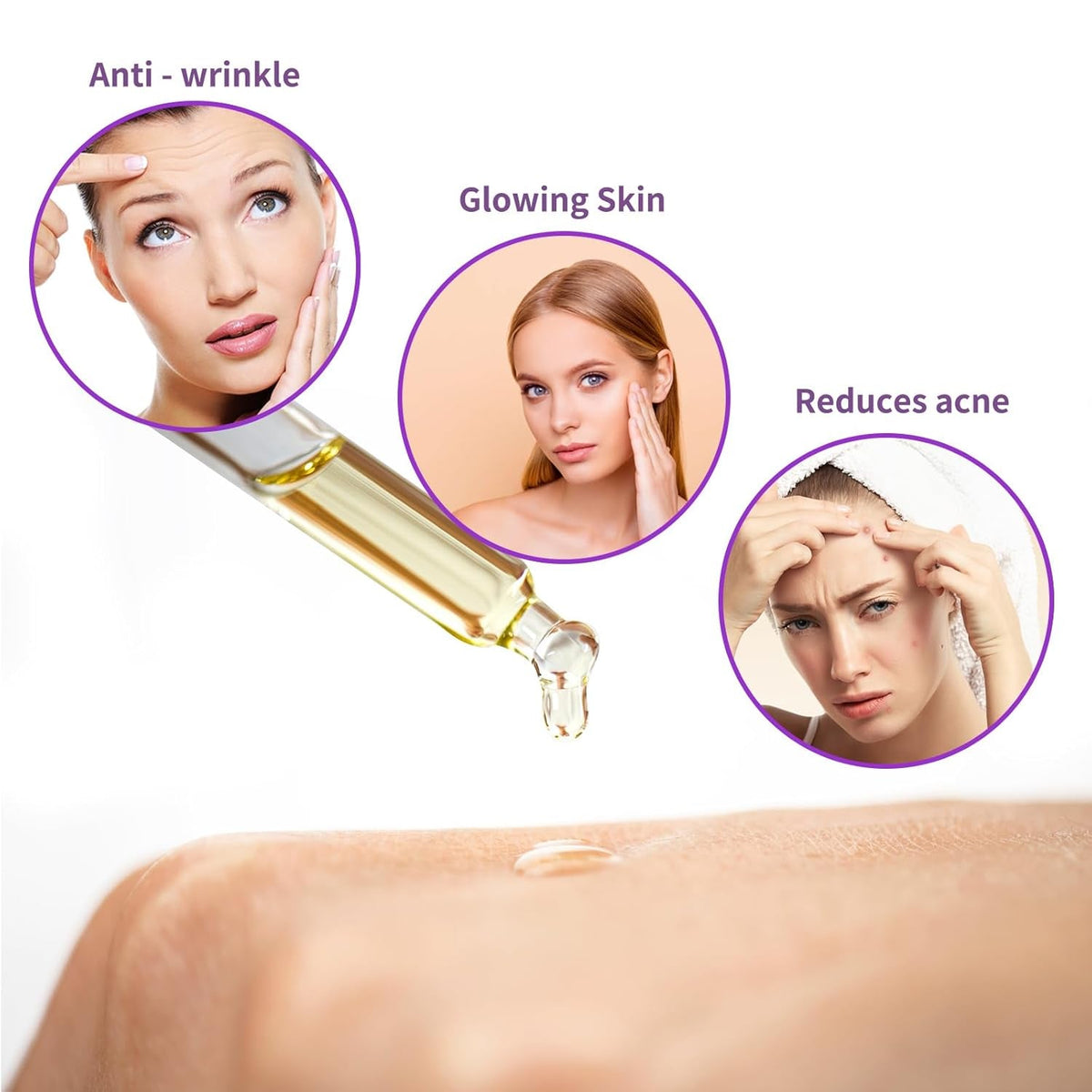 2PCS Bakuchiol Retinol Serum Retinol Rejuvenation Serum, Retinol Serum for Wrinkles Retinol Serum Face Serum for All Skin, Retinol Serum Wrinkles for Man&Women - themonogram manor 
