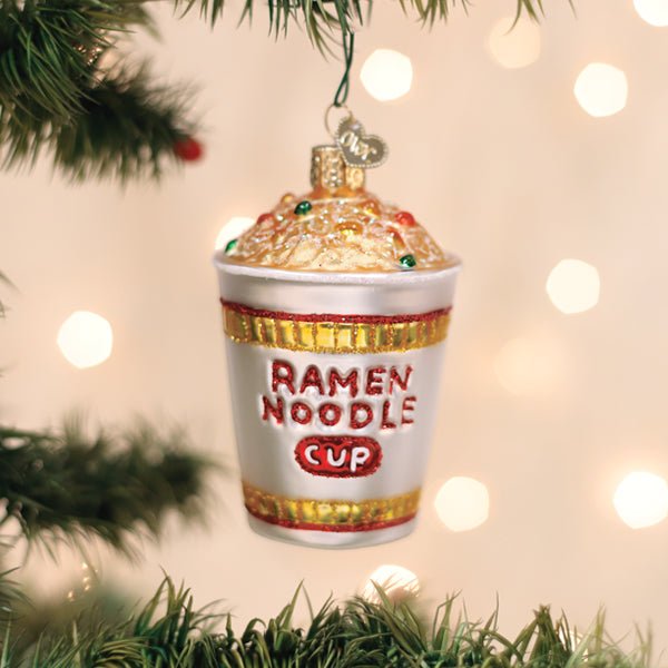Ramen Noodle Cup Ornament - #themonogram manor #