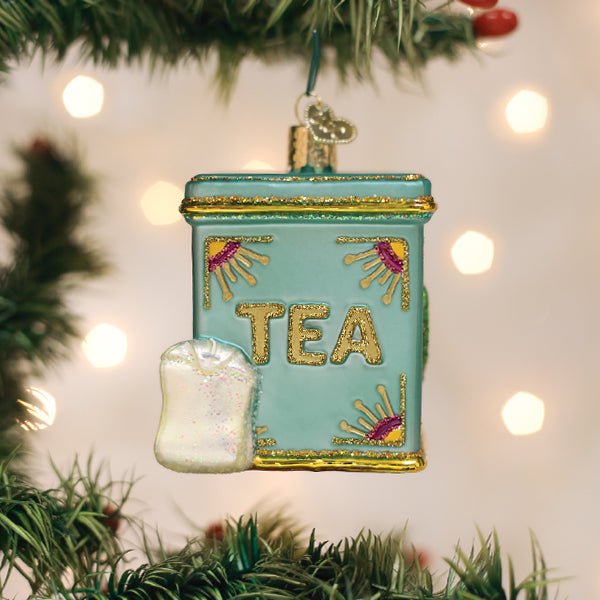 Tea Tin Ornament - #themonogram manor #