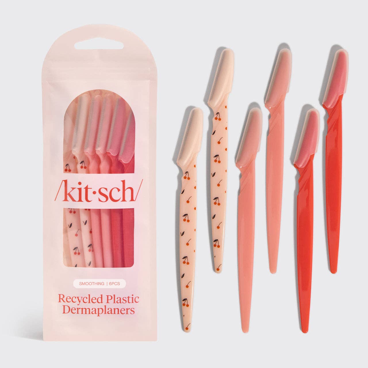 Recycled Plastic Dermaplaners 6pc Set - Asstd Cherry Blossom - themonogram manor 