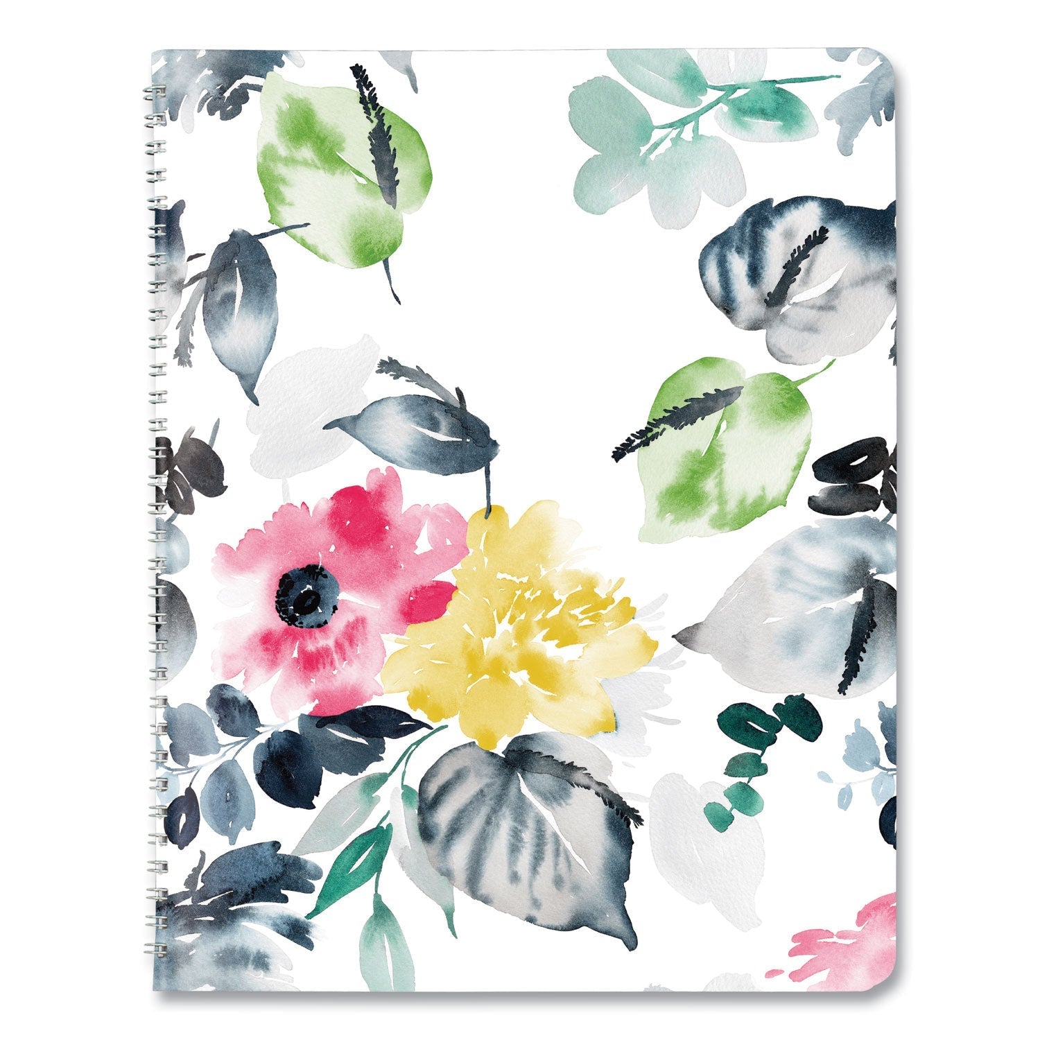 Blueline Monthly 14 - Month Planner, Floral Watercolor Artwork, 11 x 8.5, Multicolor Cover, 14 - Month (Dec to Jan): 2022 to 2024 - themonogram manor 