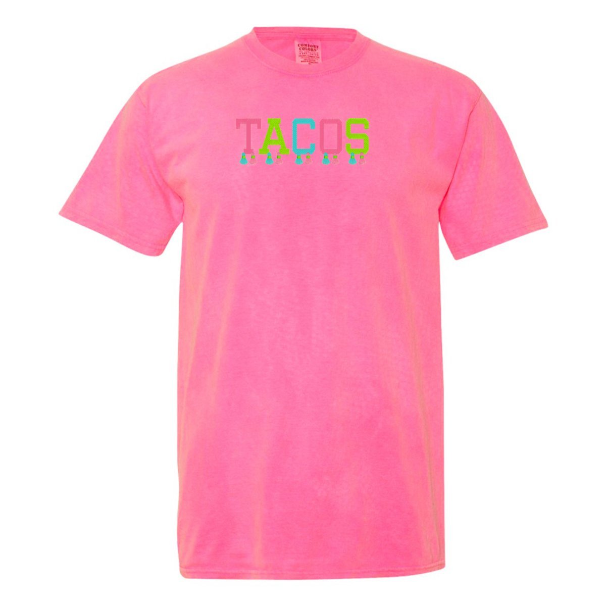 Embroidered Tasseled 'Tacos' T-Shirt - themonogram manor 