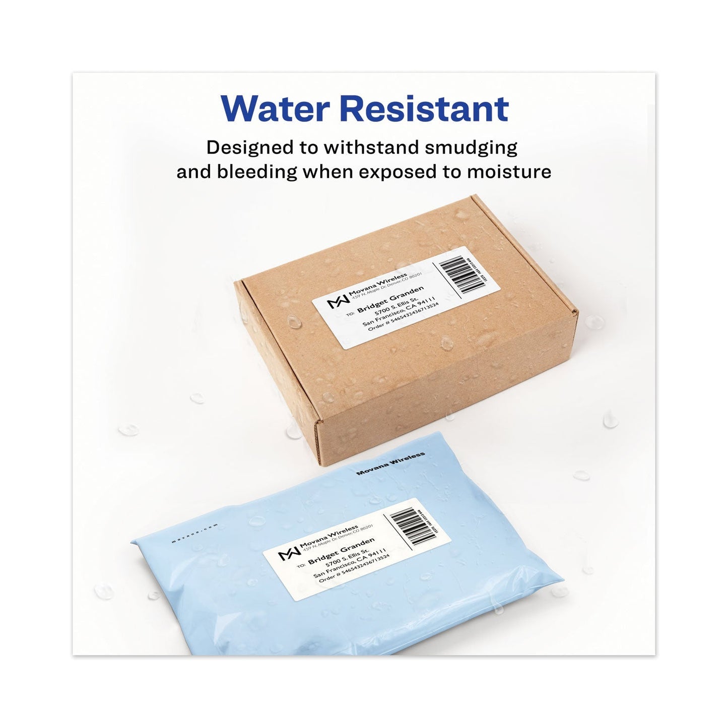 Avery Multipurpose Thermal Labels, 2.13 x 4, White, 140/Roll - themonogram manor 