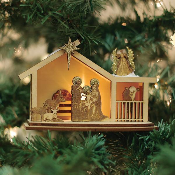 Ginger Nativity Ornament - themonogram manor 