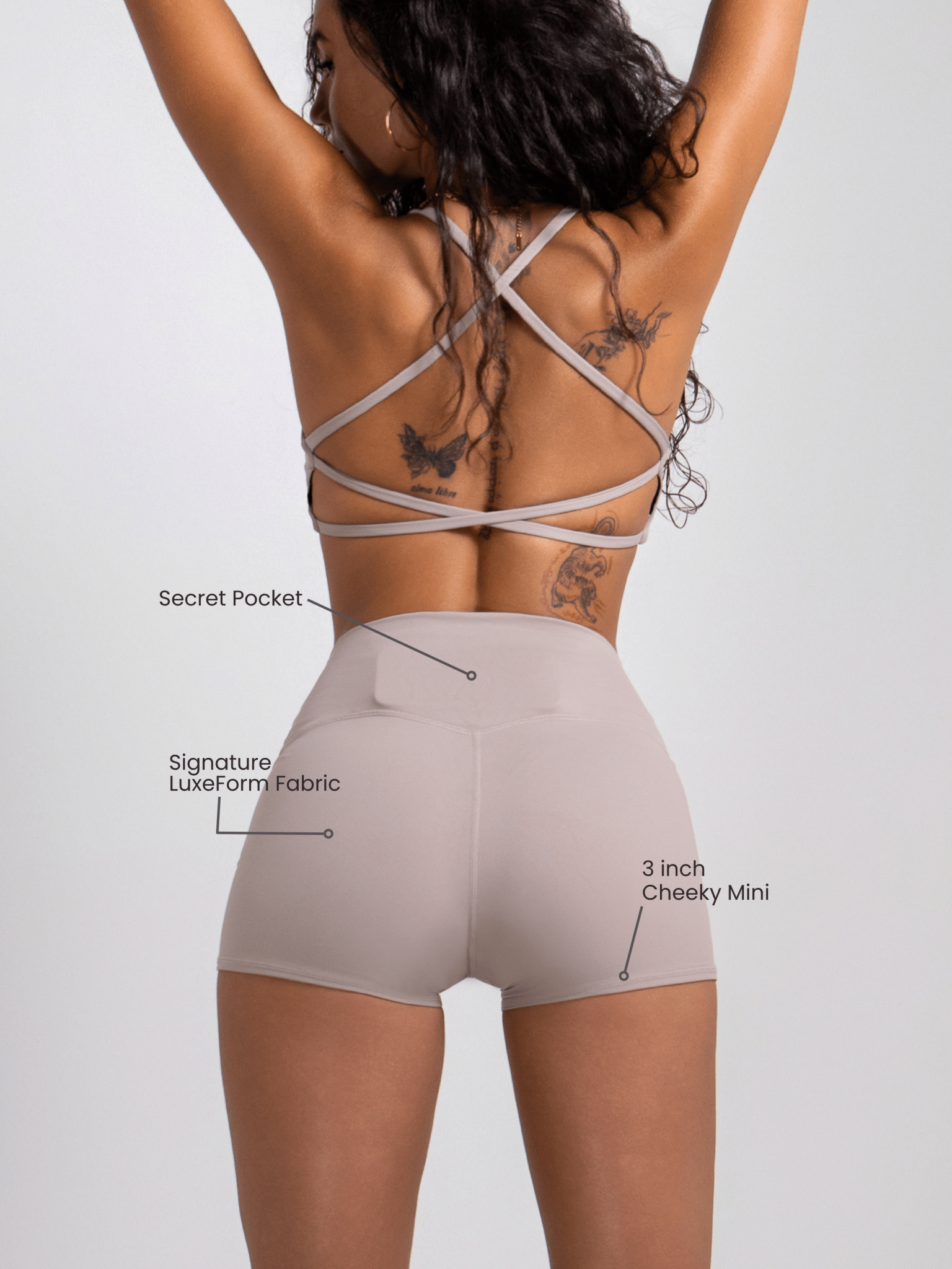 LuxeForm Mini Sculpting Shorts | 3 inch - themonogram manor 