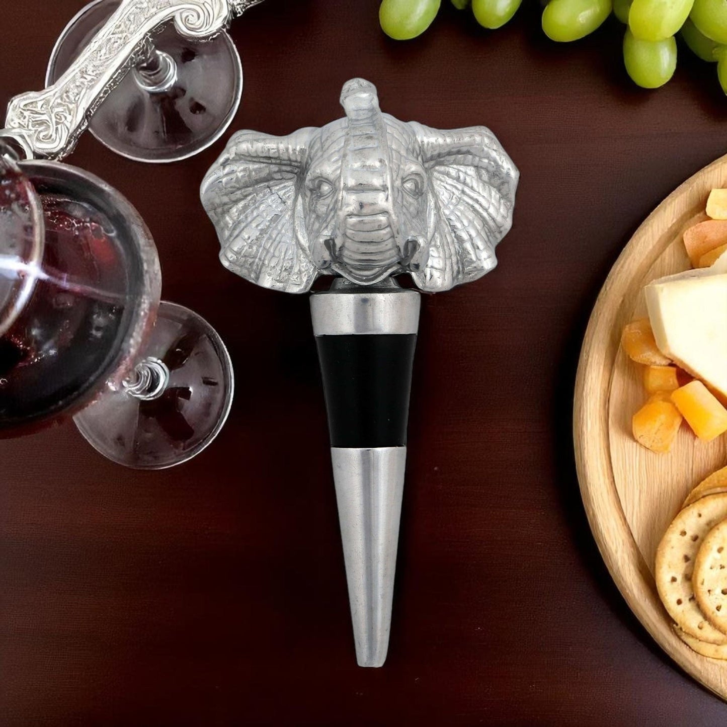 Elephant Bottle Stopper - themonogram manor 