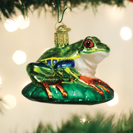 Red-eyed Tree Frog Ornament - themonogram manor 