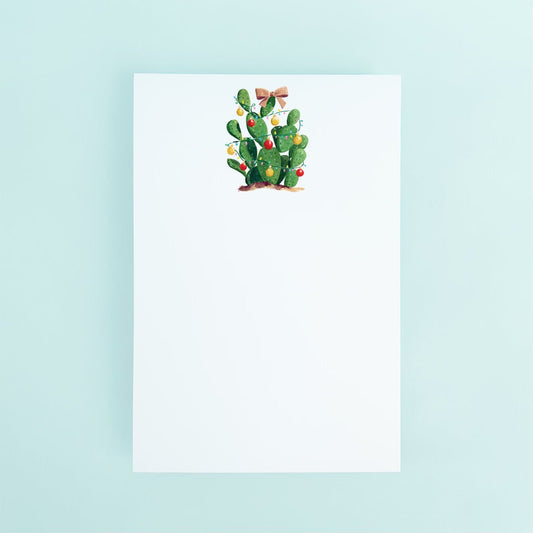 Christmas Cactus Notepad - themonogram manor 