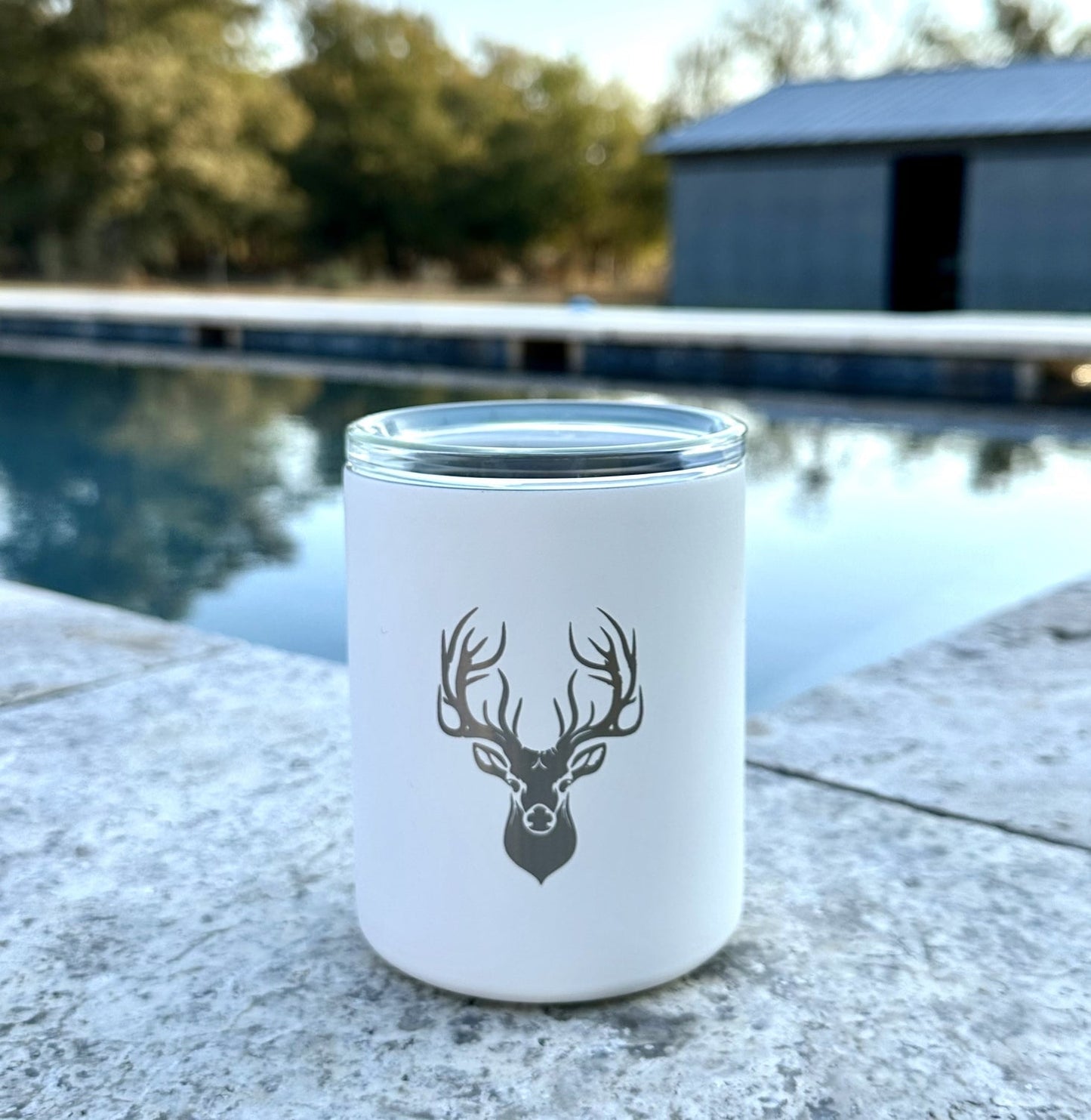 Limited Edition Deer Hunter Set of 4 Whiskey Glasses - themonogram manor 