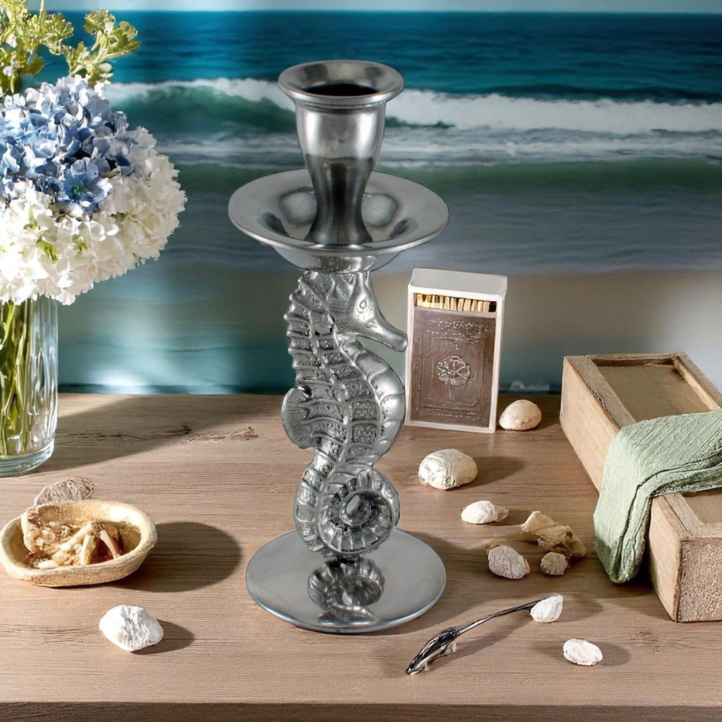 Sea Horse Candle Holder - themonogram manor 