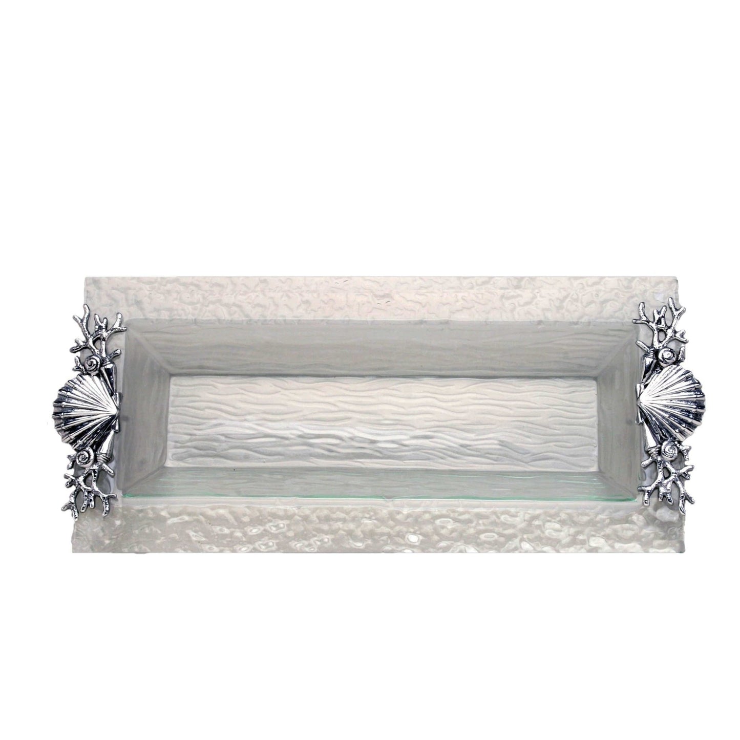 Shell/Sea Life Oblong Tray - themonogram manor 