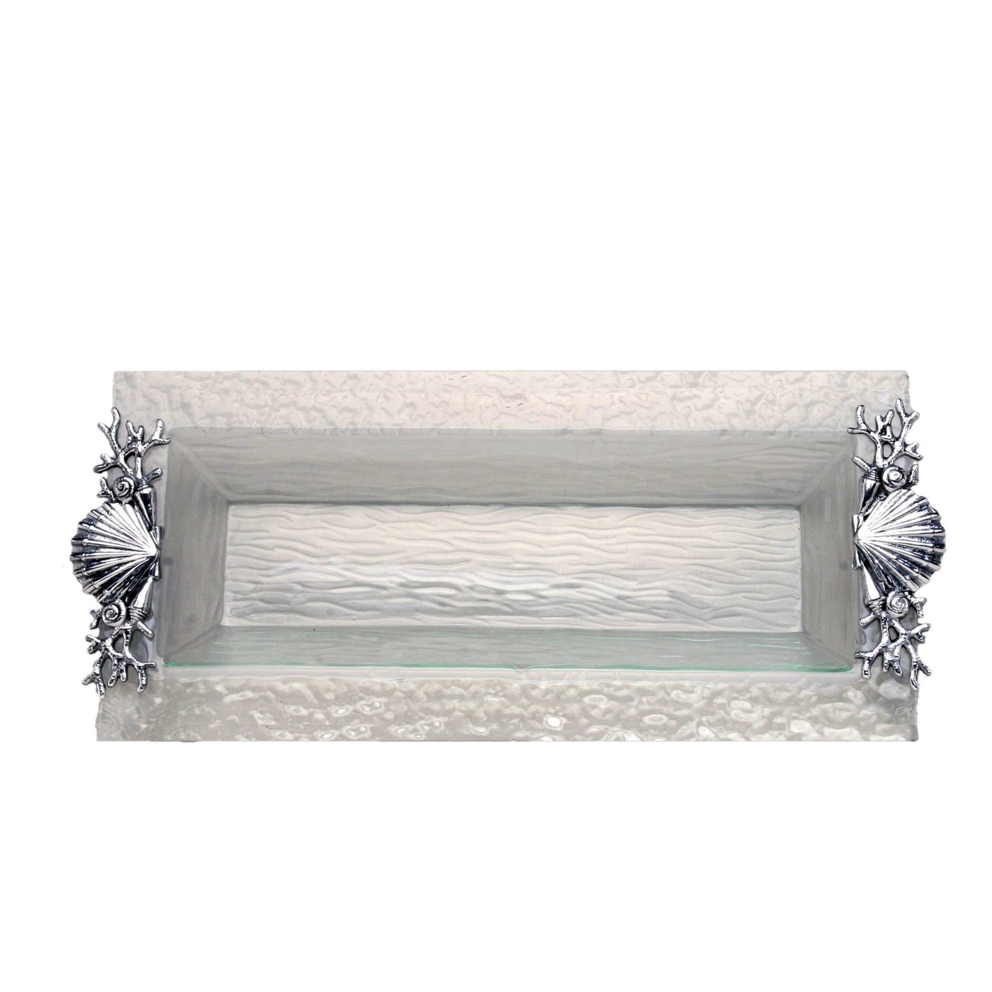 Shell/Sea Life Oblong Tray - themonogram manor 