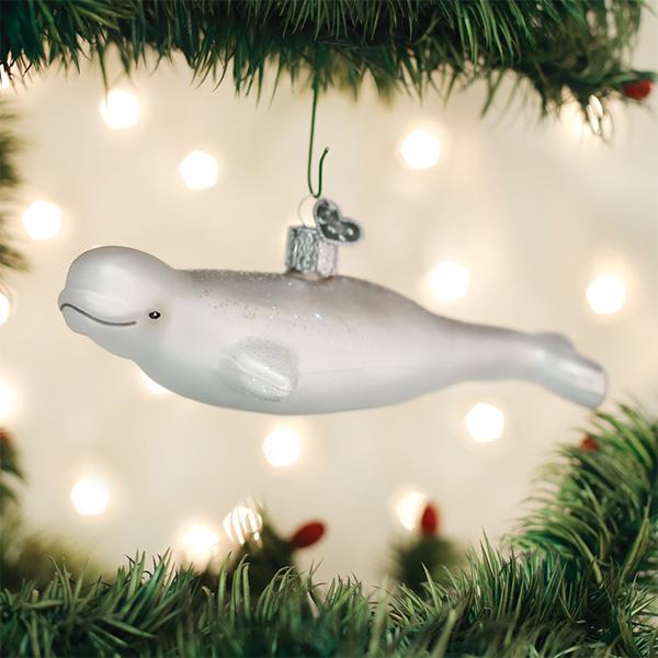 Beluga Whale Ornament - themonogram manor 