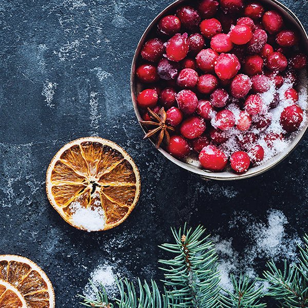 Frosted Cranberry Mandarin Candle - #themonogram manor #