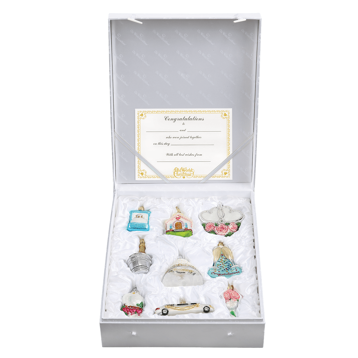 Just Married Collection Ornaments - themonogram manor 
