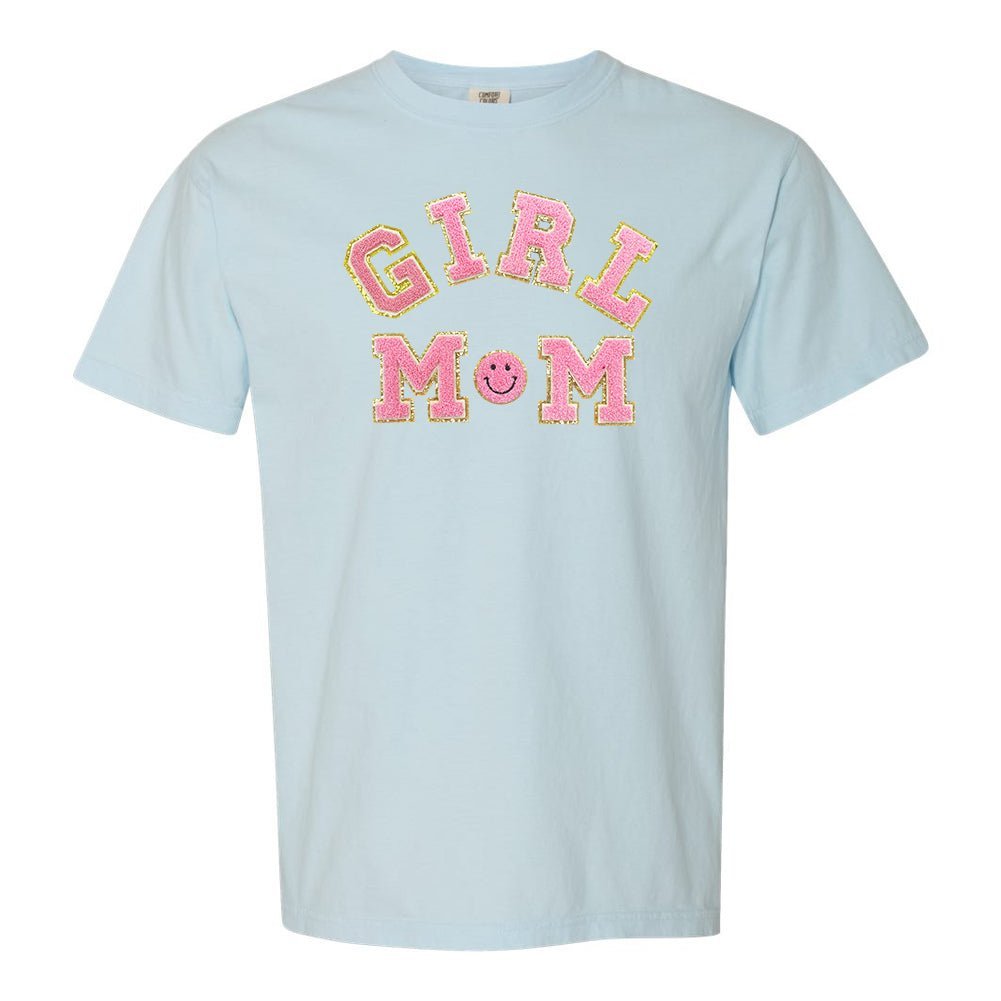 Girl Mom Letter Patch T-Shirt - themonogram manor 