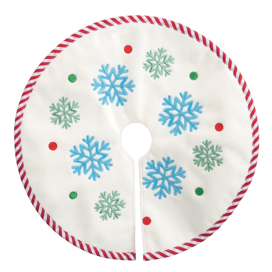Mini Snowflake Tree Skirt - themonogram manor 